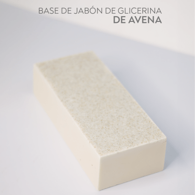 Base de jabón de glicerina de Avena