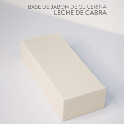 Base de jabón de glicerina de Leche de Cabra