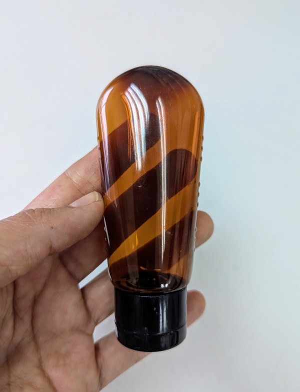 Frasco/botella colapsible 50 mL, tapa flip top