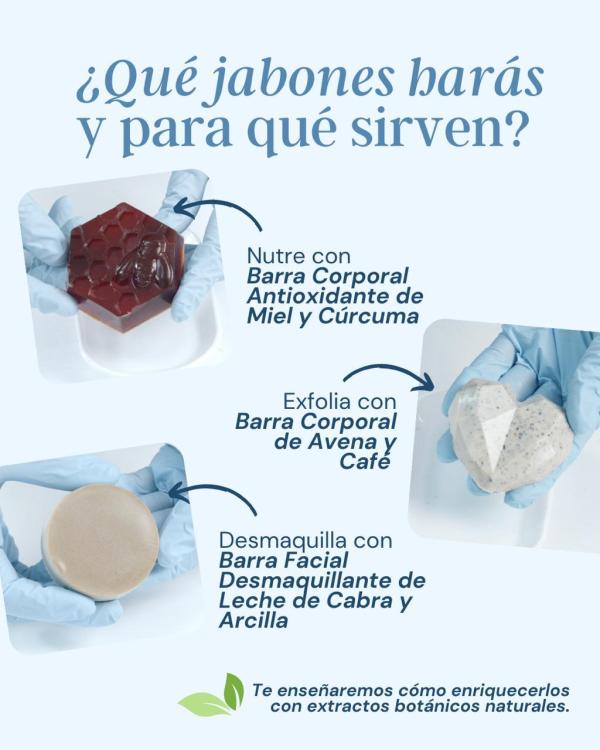 Proyectos Curso presencial de Iniciación al Jabón de Glicerina