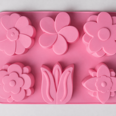 Molde para Jabón Flores