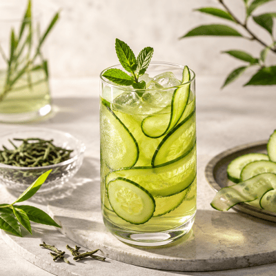 Pepino y Té Verde